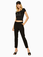 T-Shirt Women Black Armani Exchange