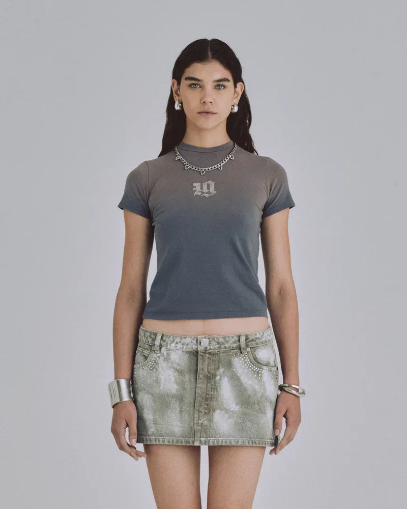 Baby Tee Women Undergold 94 Gothic UG Long - Crop Top