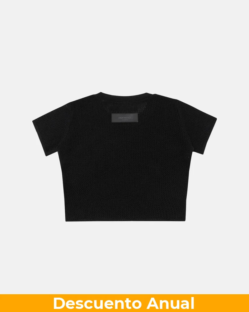 Baby Tee Undergold Basics Knit Crop Top