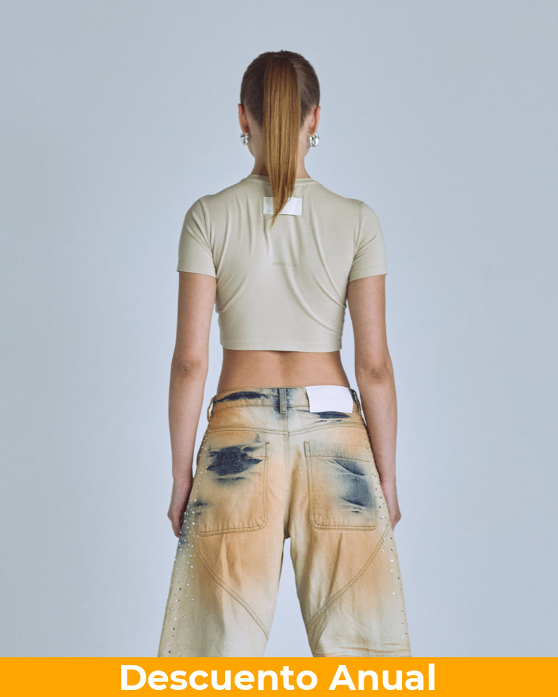 Baby Tee Women Undergold Golden Heritage Crop Top