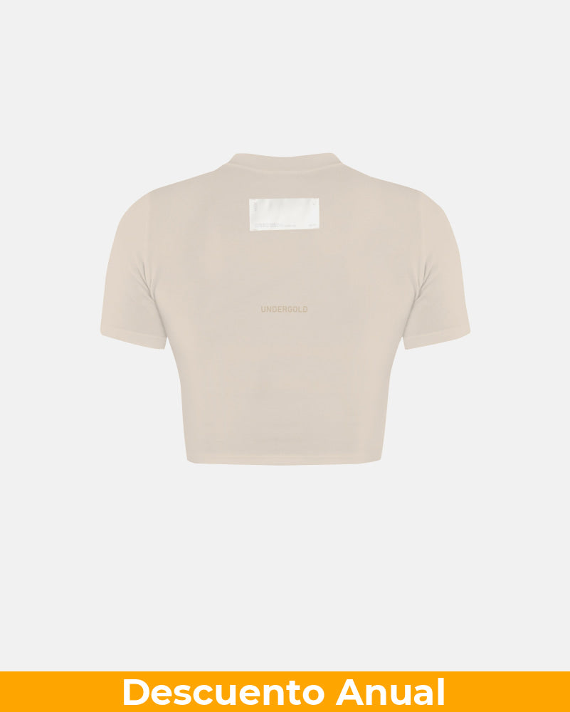 Baby Tee Women Undergold Golden Heritage Crop Top