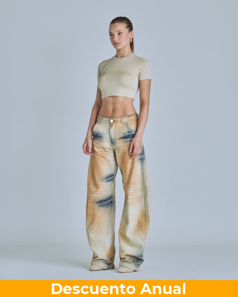 Baby Tee Women Undergold Golden Heritage Crop Top