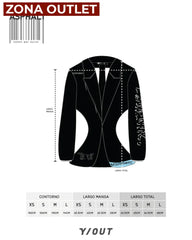 Blazer Y/Out Black Buzo