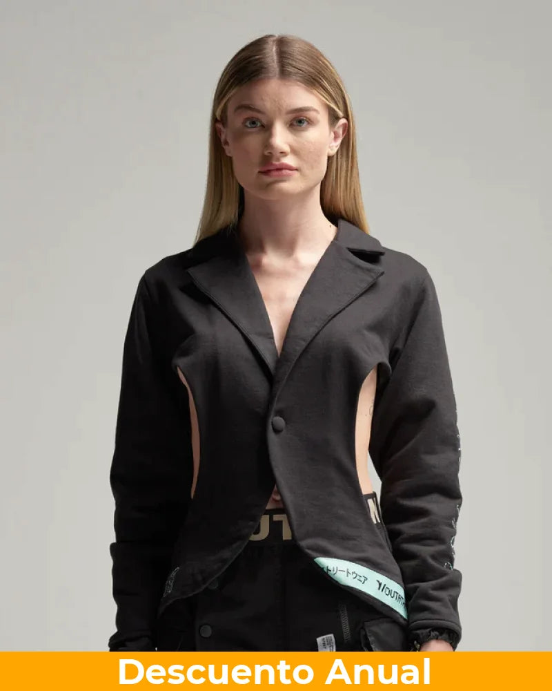 Blazer Y/Out Black Buzo