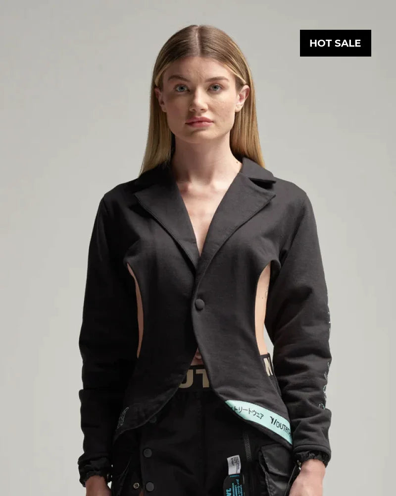 Blazer Y/Out Black Buzo