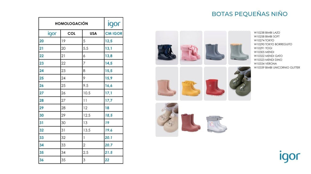Bota de agua Kids Igor Yogi Botas Kids