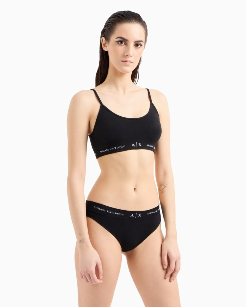Bra Women Black Armani Exchange Ropa Interior