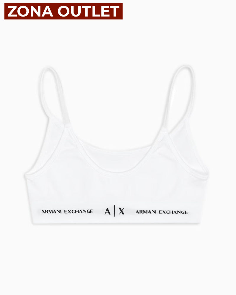 Bra Women White Armani Exchange Ropa Interior