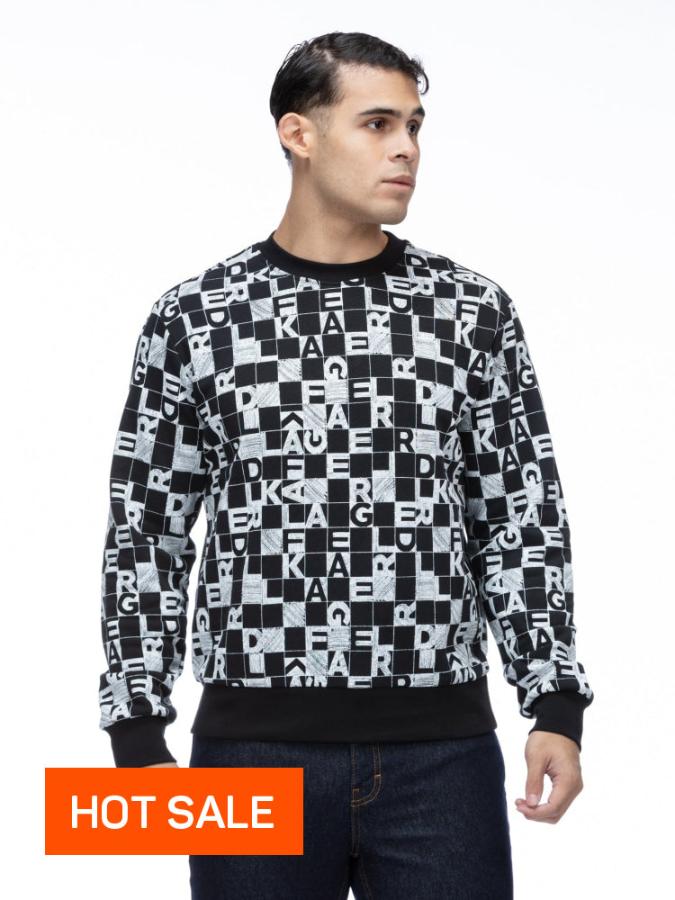 Buzo Negro Hombre Karl Lagerfeld - Buzo