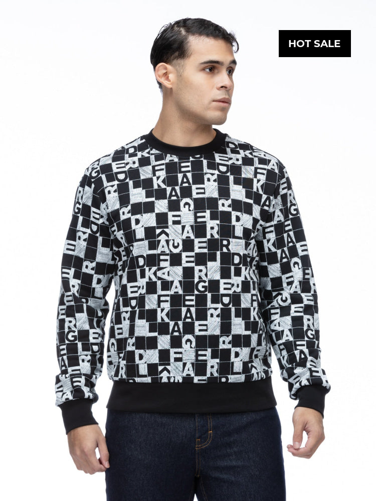 Buzo Negro Hombre Karl Lagerfeld - Buzo