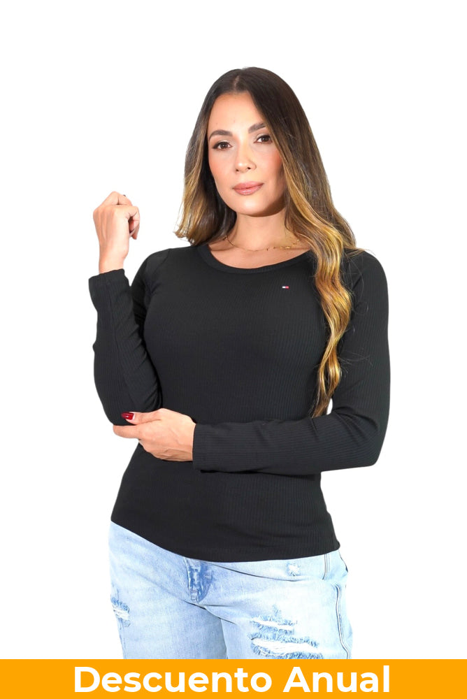 Buzo Women Tommy Hilfiger Black Buzo