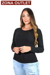 Buzo Women Tommy Hilfiger Black Buzo