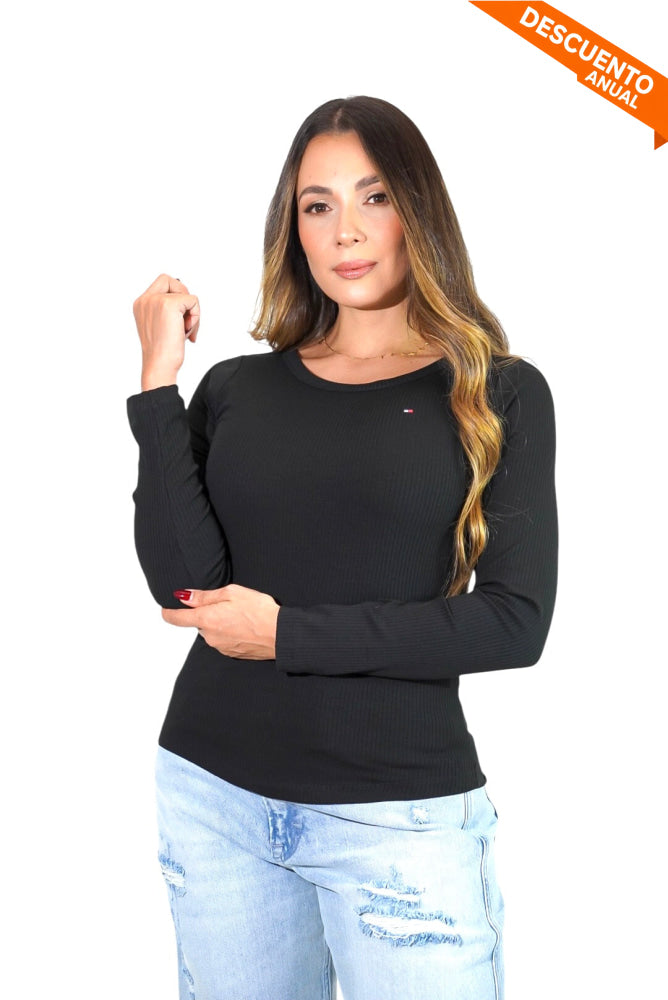 Buzo Women Tommy Hilfiger Black Buzo