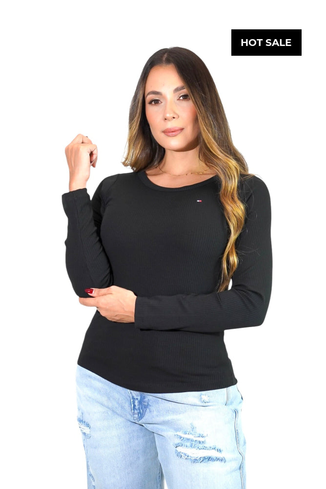 Buzo Women Tommy Hilfiger Black Buzo