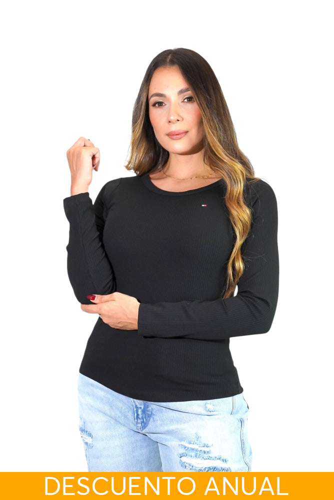 Buzo Women Tommy Hilfiger Black Buzo