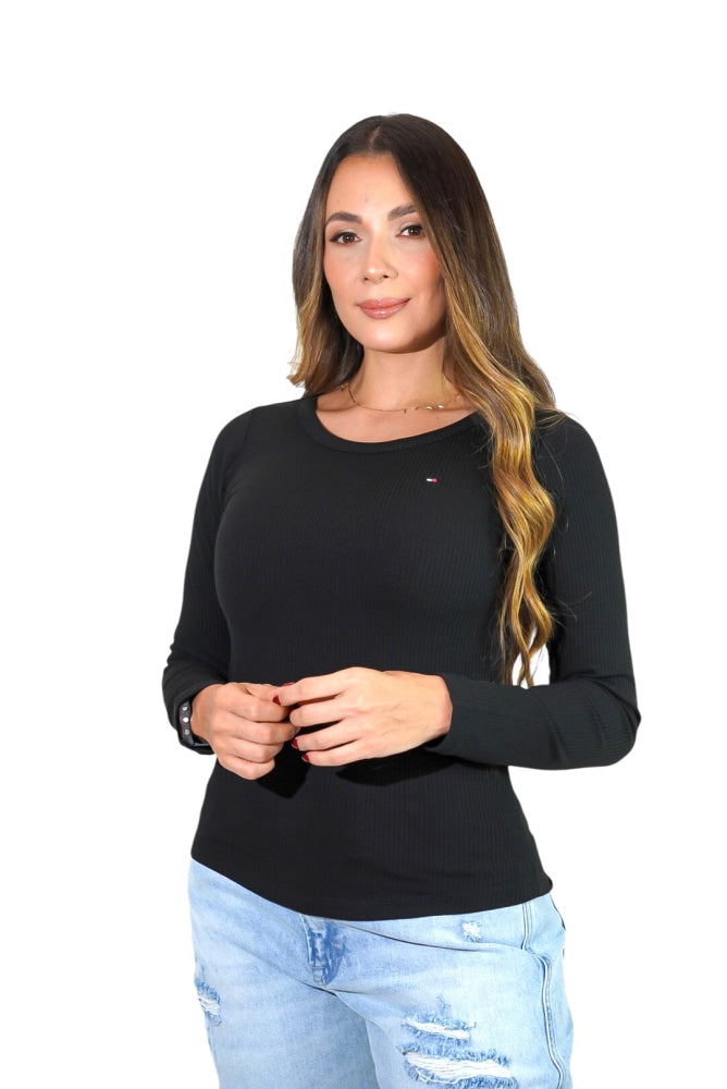 Buzo Women Tommy Hilfiger Black Buzo