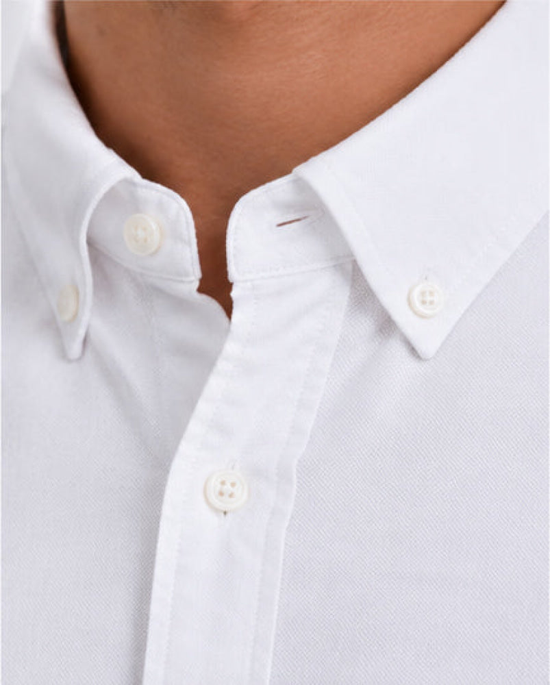 Camisa Blanca Hombre Manga Corta Penguin - Camisas