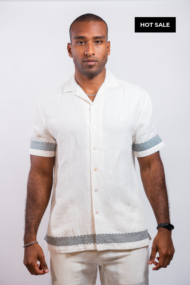 Camisa De Lino Psycho Bunny - Camisas