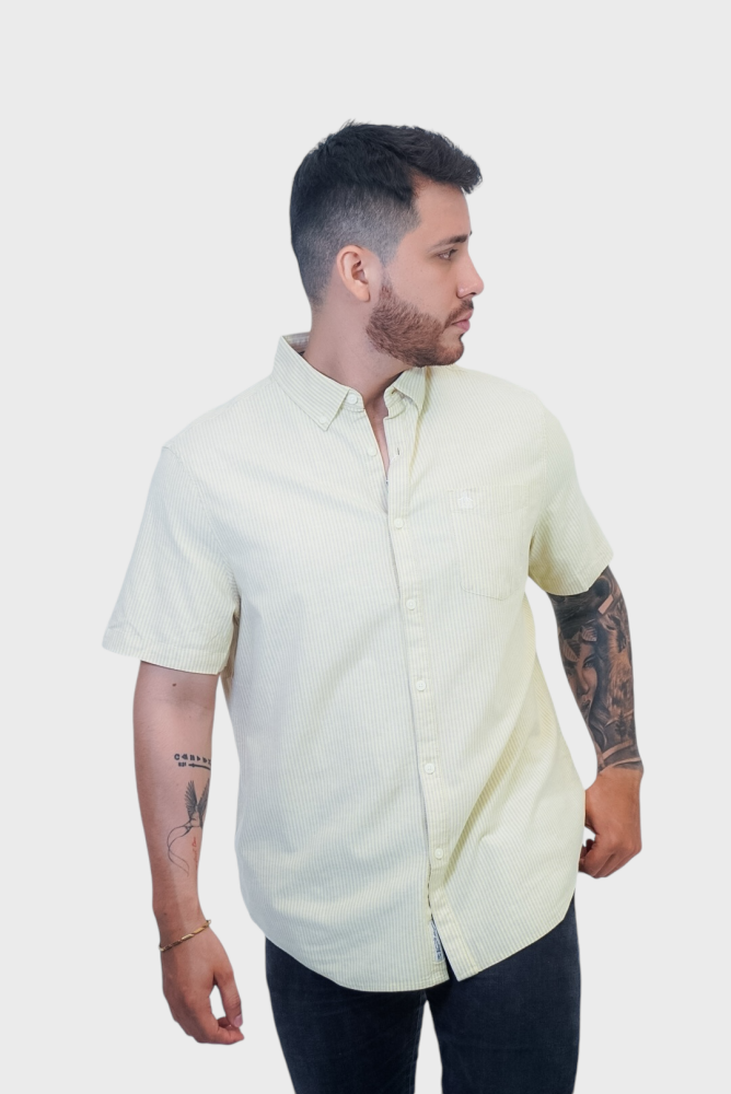 Camisa Penguin Cream Gold S Camisas