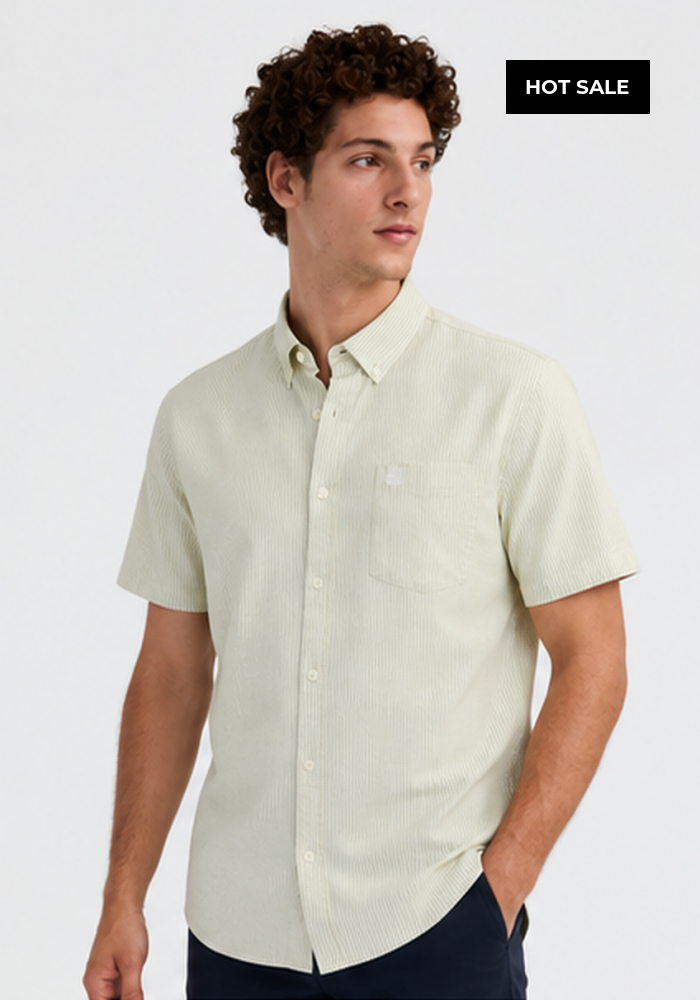 Camisa Hombre Cream Gold Penguin - S - Camisas