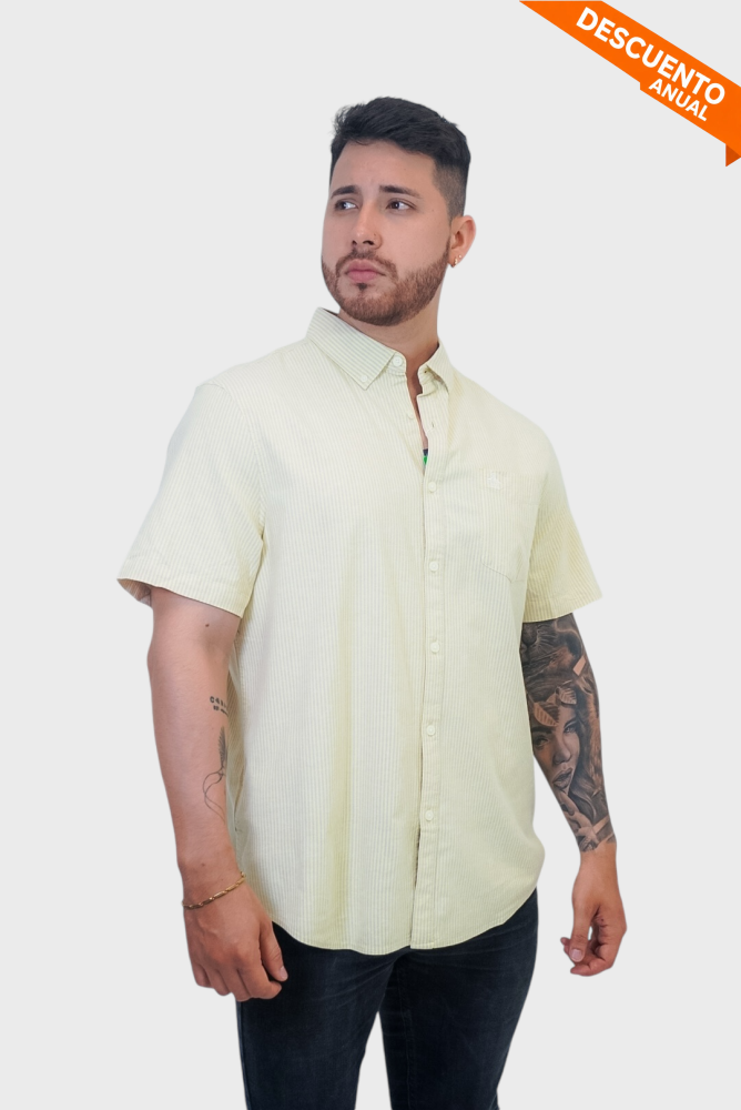 Camisa Penguin Cream Gold S Camisas