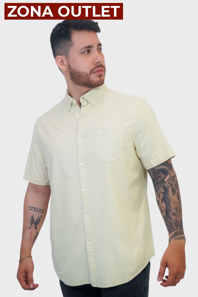 Camisa Penguin Cream Gold S Camisas