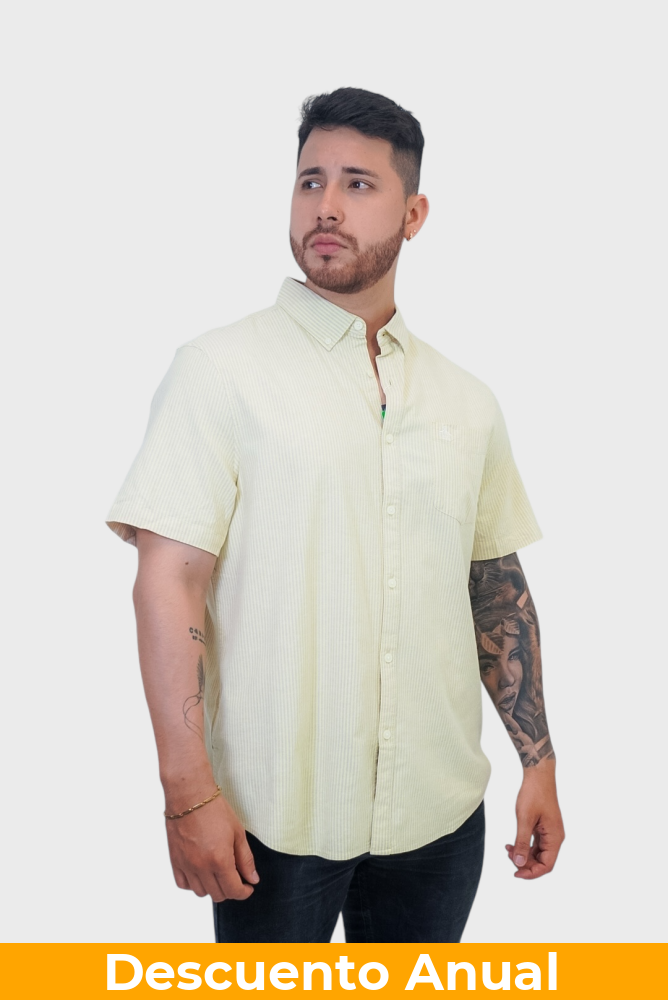 Camisa Penguin Cream Gold S Camisas