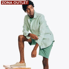 Camisa Hombre de Lino Nautica Camisas