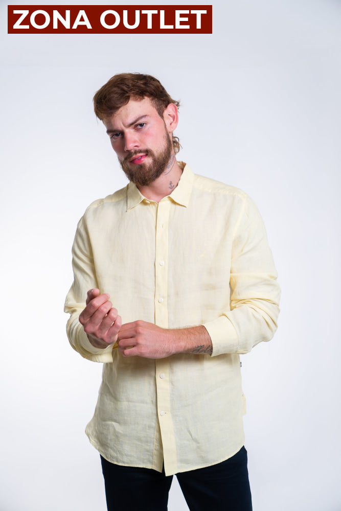 Camisa Hombre de Lino Nautica Camisas