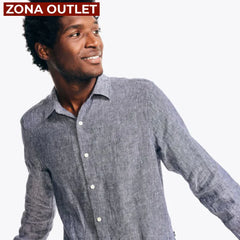 Camisa Hombre de Lino Nautica Camisas