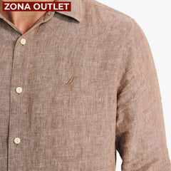 Camisa Hombre de Lino Nautica Camisas