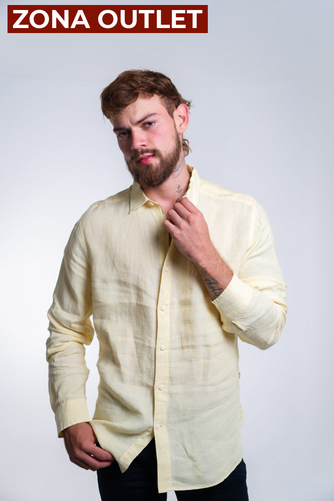 Camisa Hombre de Lino Nautica Camisas