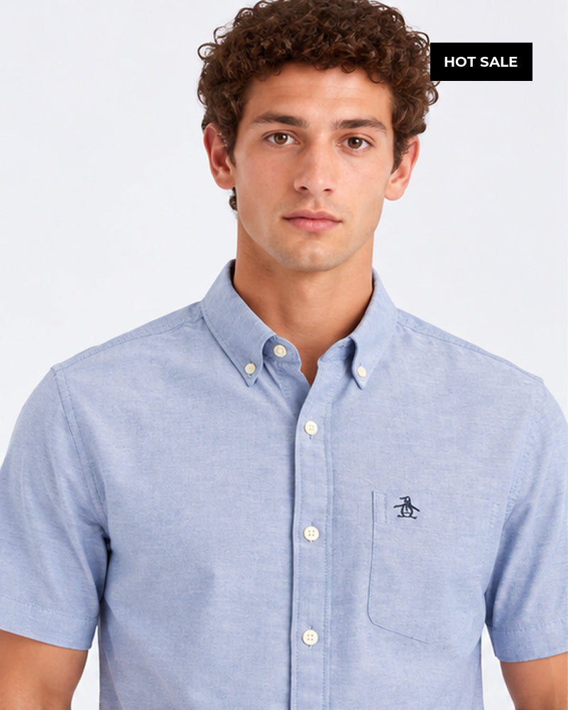 Camisa Hombre Manga Corta Penguin - Camisas