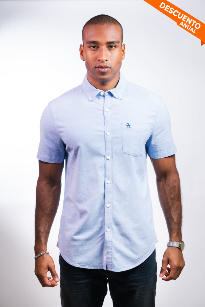 Camisa Hombre Manga Corta Penguin - Camisas