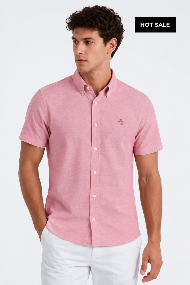 Camisa Hombre Manga Corta Penguin - Camisas