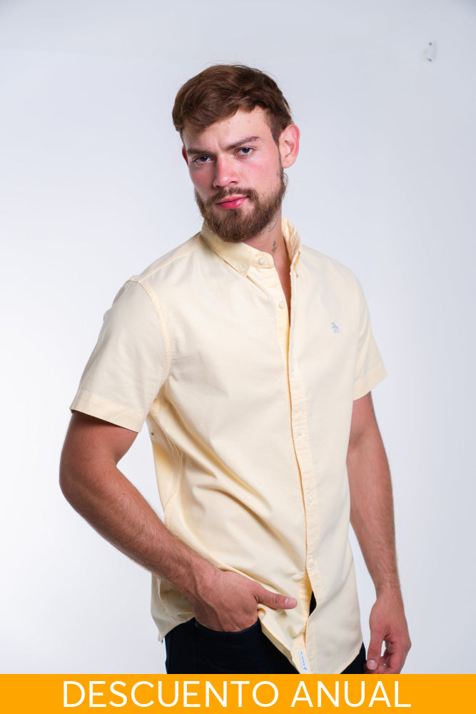 Camisa Manga Corta Penguin Oxford Camisas