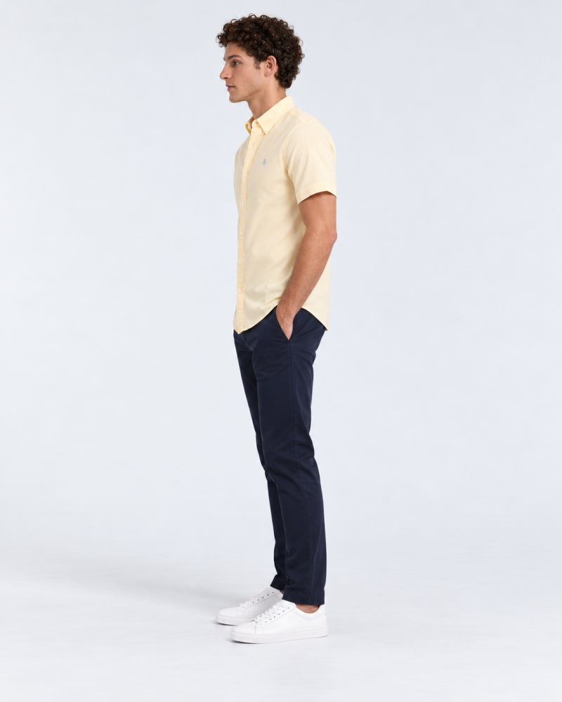 Camisa Hombre Manga Corta Penguin Oxford - S - Camisas