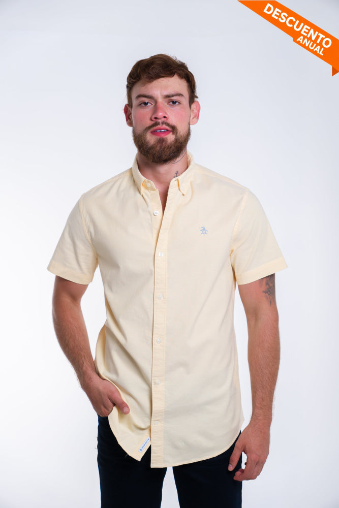 Camisa Manga Corta Penguin Oxford Camisas