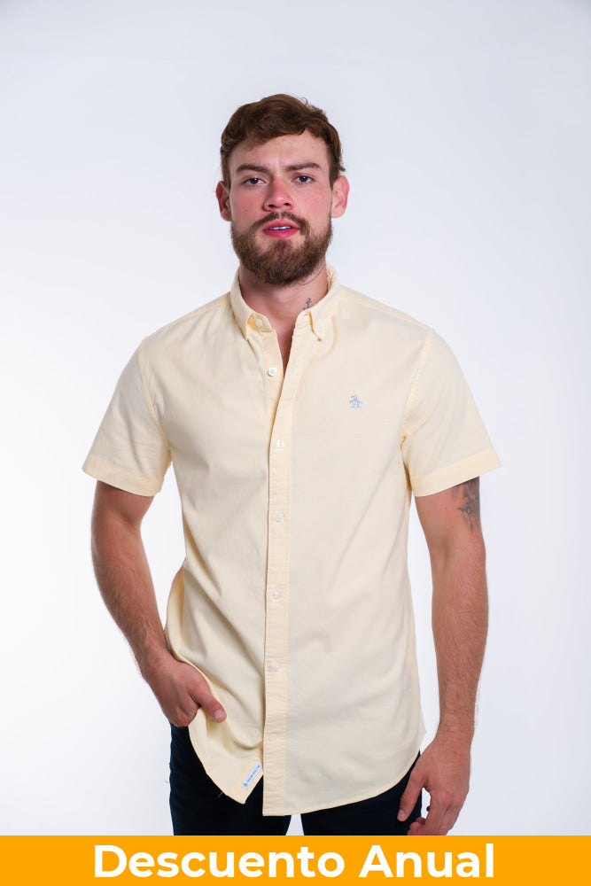 Camisa Manga Corta Penguin Oxford Camisas