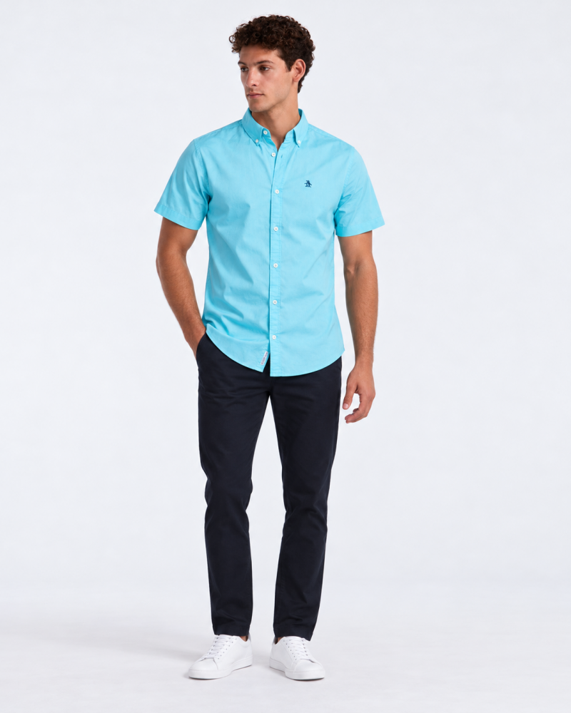 Camisa Hombre Manga Corta Penguin - S - Camisas