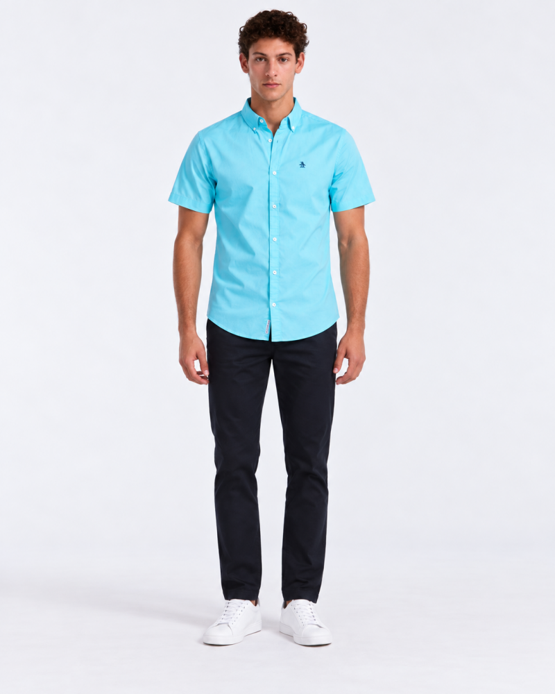 Camisa Hombre Manga Corta Penguin - S - Camisas