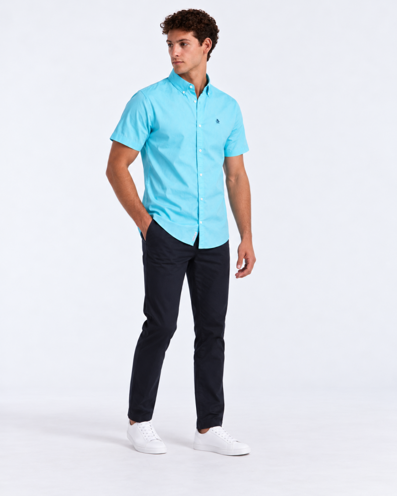 Camisa Hombre Manga Corta Penguin - S - Camisas
