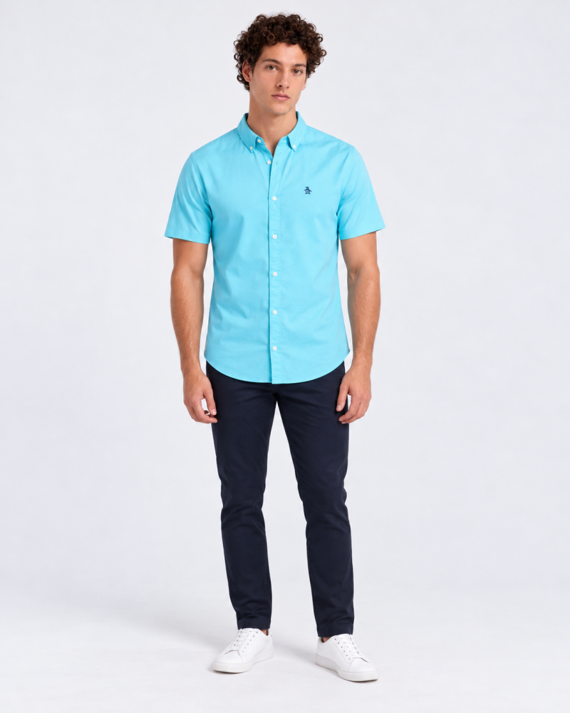Camisa Hombre Manga Corta Penguin - S - Camisas