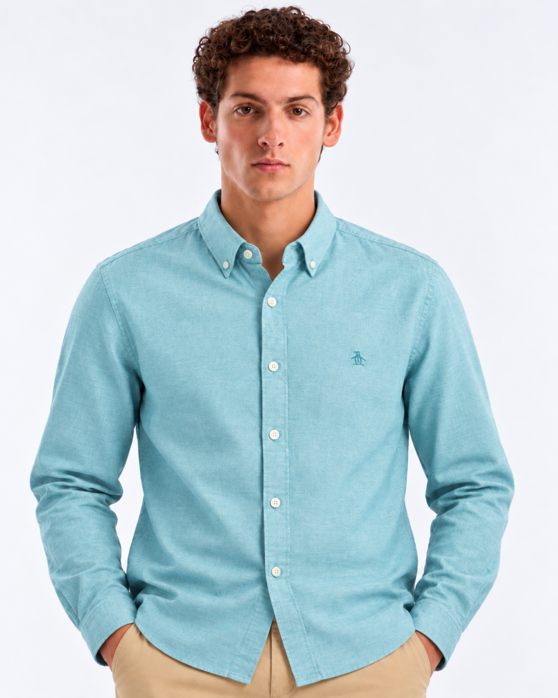 Camisa Hombre Manga Larga Penguin - Camisas