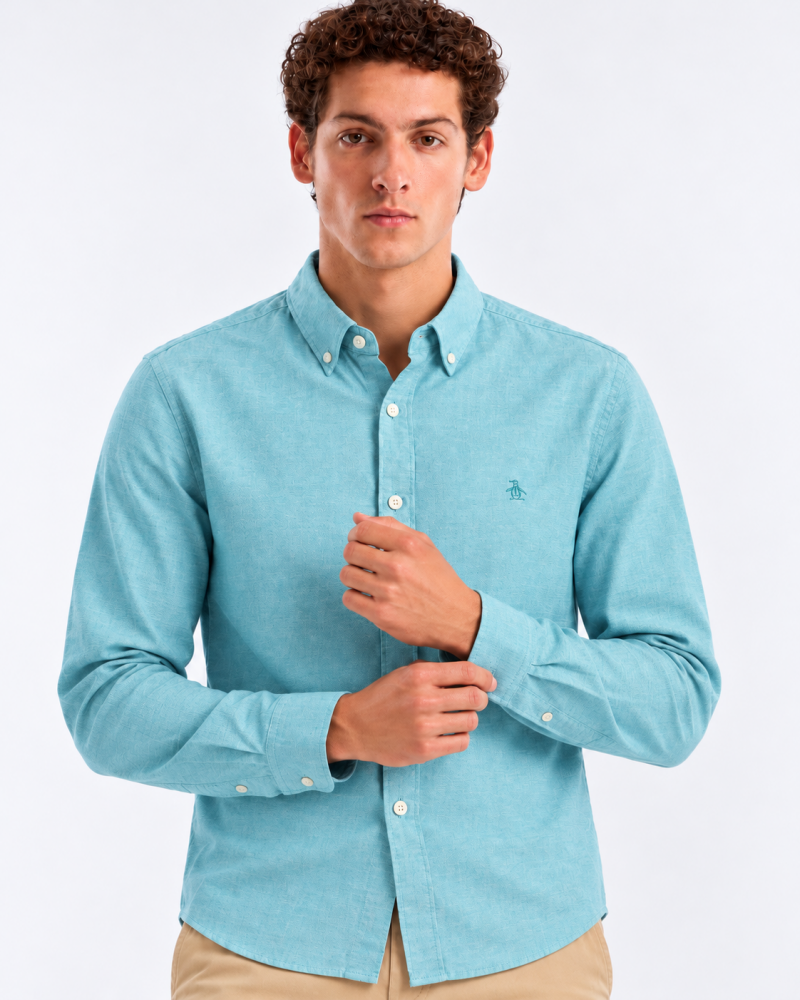 Camisa Hombre Manga Larga Penguin - Camisas