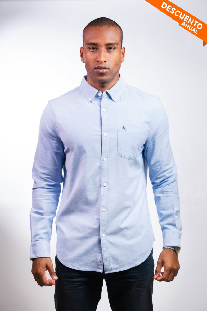 Camisa Hombre Manga Larga Penguin - Camisas