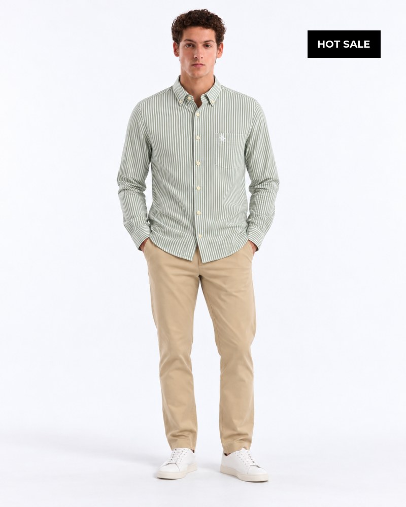 Camisa Hombre Manga Larga Penguin - Camisas