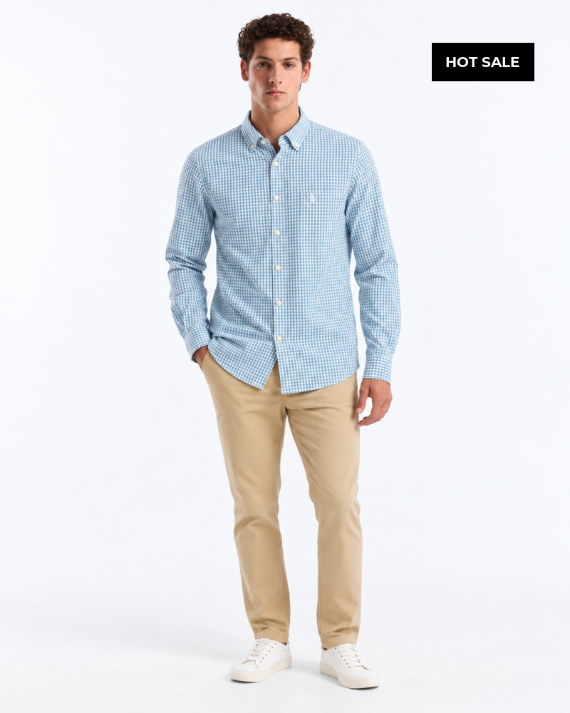 Camisa Hombre Manga Larga Penguin - Camisas