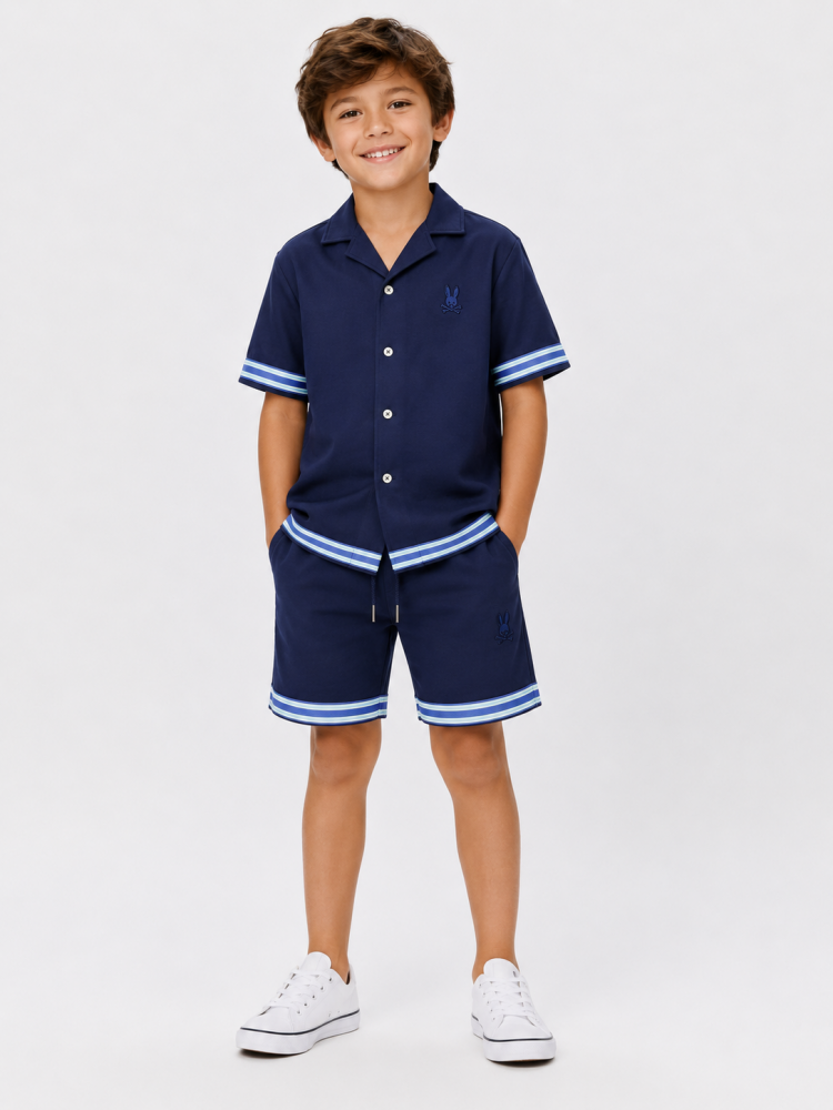 Camisa Kids Psycho Bunny - Camisa Kids