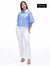 Camisa Manga Corta Celeste Mujer Karl Lagerfeld - Camisas